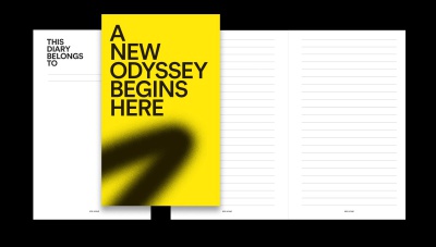 My New Odyssey Begins Here- Notebook by Iris Hond (Signed!)